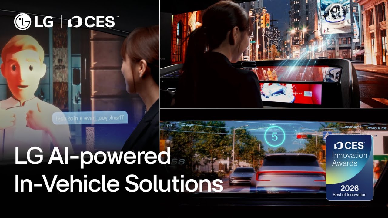 CES 2026 Reveal: LG AI-powered In-Vehicle Solutions